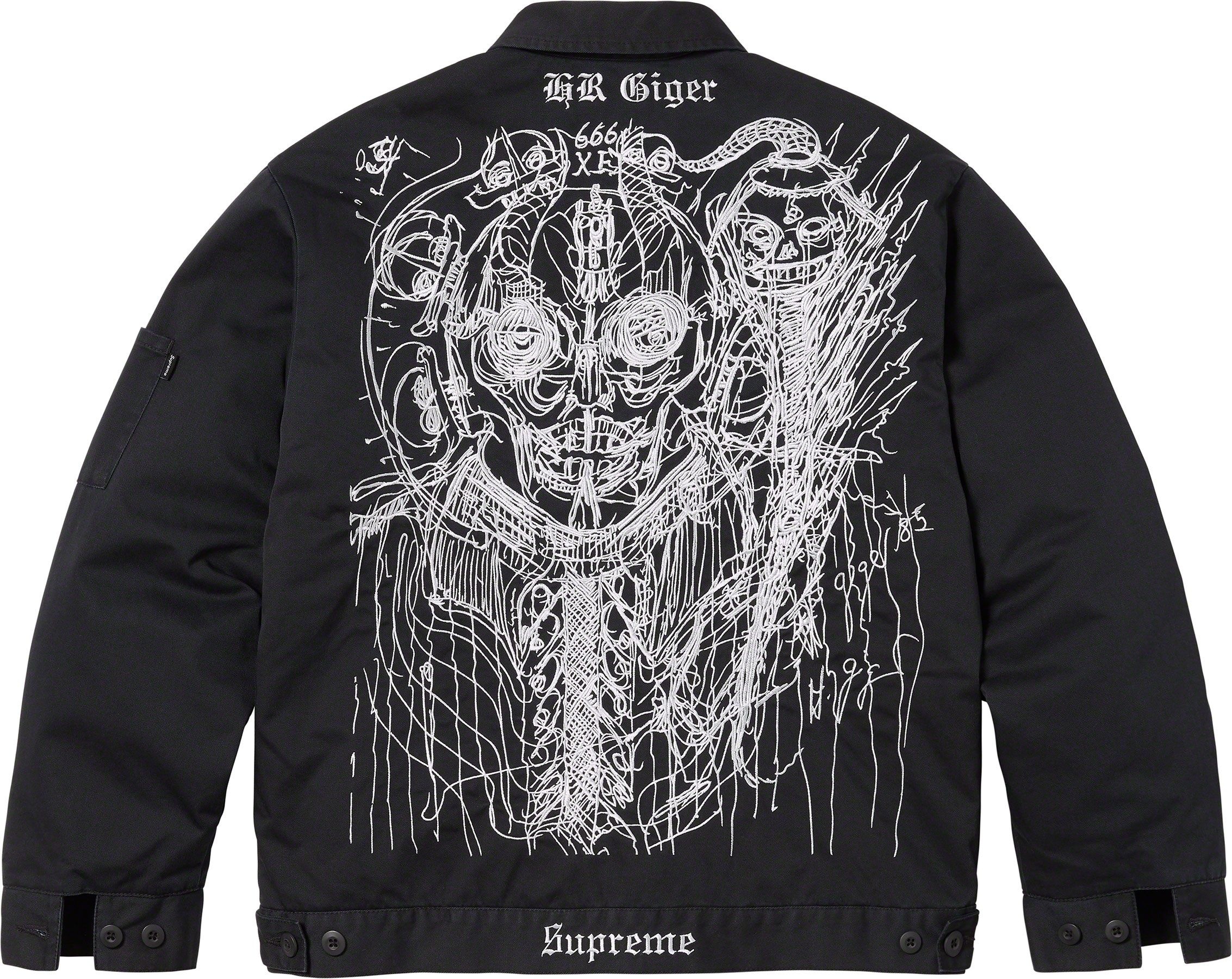 H.R. Giger Embroidered Work Jacket view 5